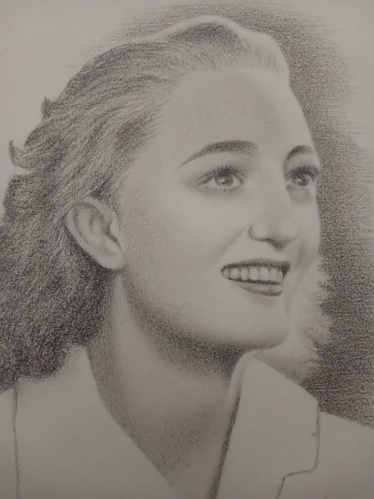 A Pencil Sketch of Martha